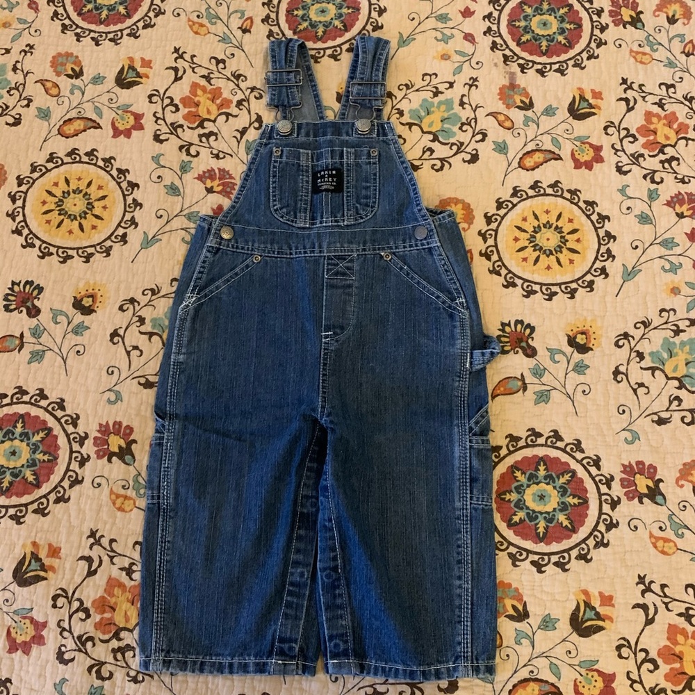 *Like New* Baby Boys Denim Overalls Size 18 months